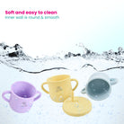 Boo&Bub Baby Silicone Cup BPA Free Microwavable Bowl Food Grade Training feeding Tableware - Boo & Bub
