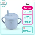 Boo&Bub Baby Silicone Cup BPA Free Microwavable Bowl Food Grade Training feeding Tableware - Boo & Bub