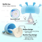 Boo&Bub Baby Teether Toys Rattle Mushroom Shape Baby Teether Silicone - Boo & Bub