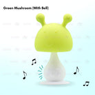 Boo&Bub Baby Teether Toys Rattle Mushroom Shape Baby Teether Silicone - Boo & Bub
