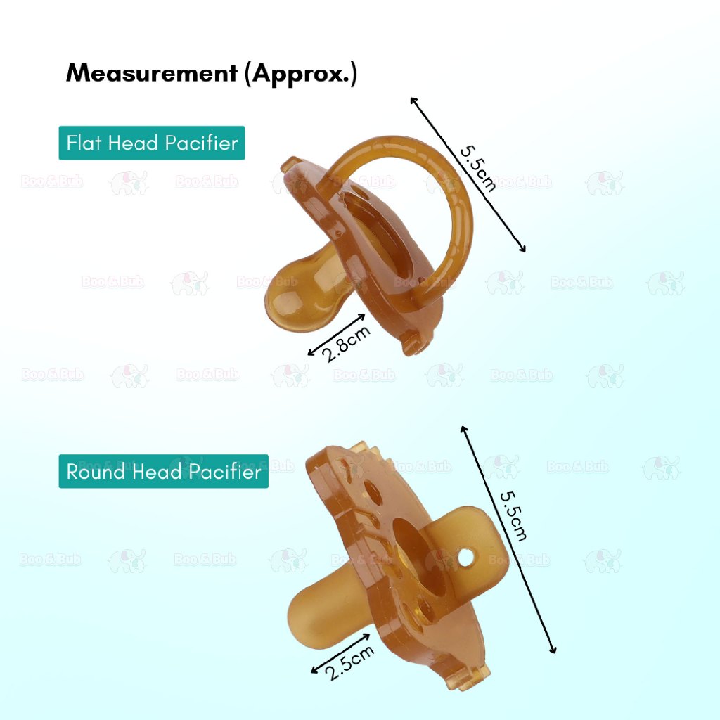 Boo&Bub 3 In 1 Portable Baby Pacifier Set Anti-drop Chain Nipple Box Silicone Teether Infant Newborn Holder - Boo & Bub