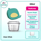 Boo&Bub Children's Complementary Food Bowls Children's Transparent Lunch Boxes Baby Glass Food Storage Containers - Boo & Bub