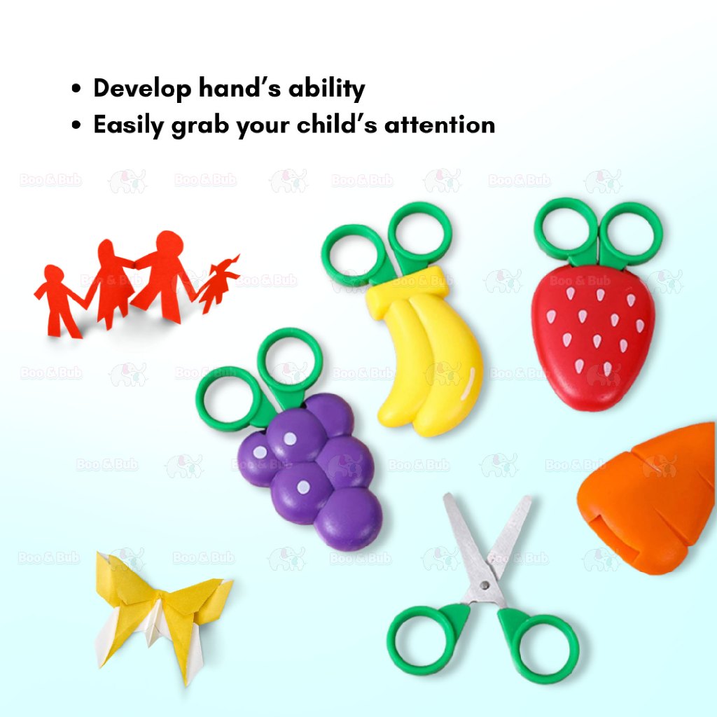 Boo&Bub Scissors With Magnet Tool Supplies Suitable For Home School And Office Craftings - Boo & Bub