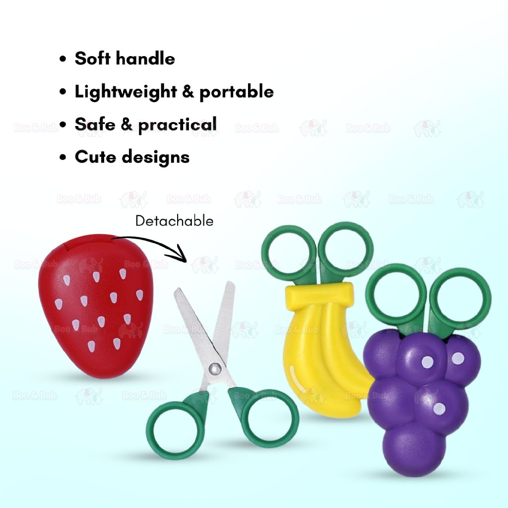 Boo&Bub Scissors With Magnet Tool Supplies Suitable For Home School And Office Craftings - Boo & Bub