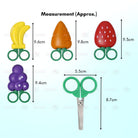 Boo&Bub Scissors With Magnet Tool Supplies Suitable For Home School And Office Craftings - Boo & Bub