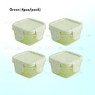 Boo&Bub 4Pcs 60ml Baby Food Container Milk Powder Container Infant Storage Portable Freezer Food Cup - Boo & Bub