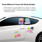 Boo&Bub Baby on Board Sticker |Baby in Car Sticker |Caution Sticker |Cute Baby On Board Sticker - Boo & Bub