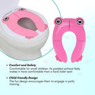 Boo&Bub Foldable Baby Toilet Seat Cover Kids Portable Cute Cartoon Potty Training Toilet Cushion - Boo & Bub