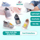 Boo&Bub Baby Shoes Toddler First Walking Shoes Non-Skid Infant Sneakers Breathable Knitted Mesh Boy & Girls Tennis Shoes - Boo & Bub