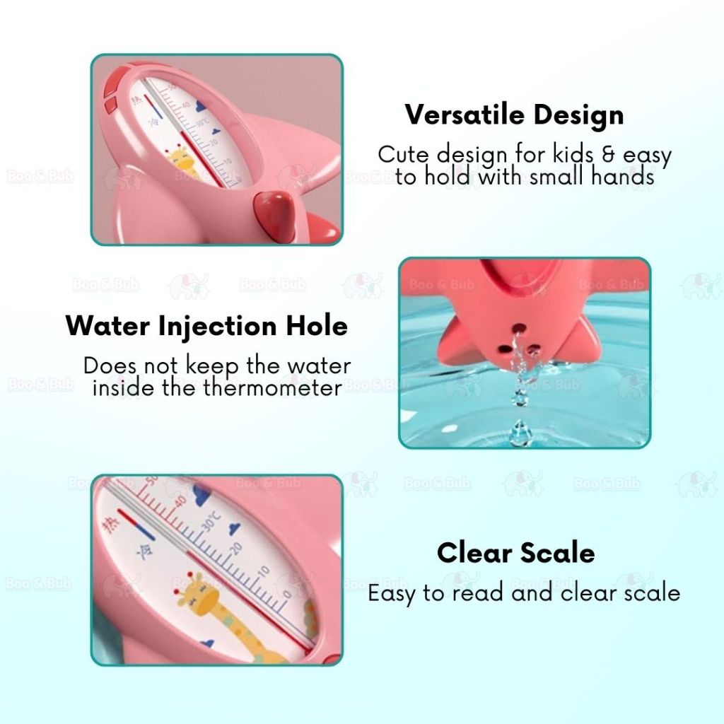 Baby Thermometer Bath Toys Baby Bath Toy Mainan Bayi Mainan Mandi Baby Toy Toys for Baby Bathroom Toys 洗澡玩具 - Boo & Bub