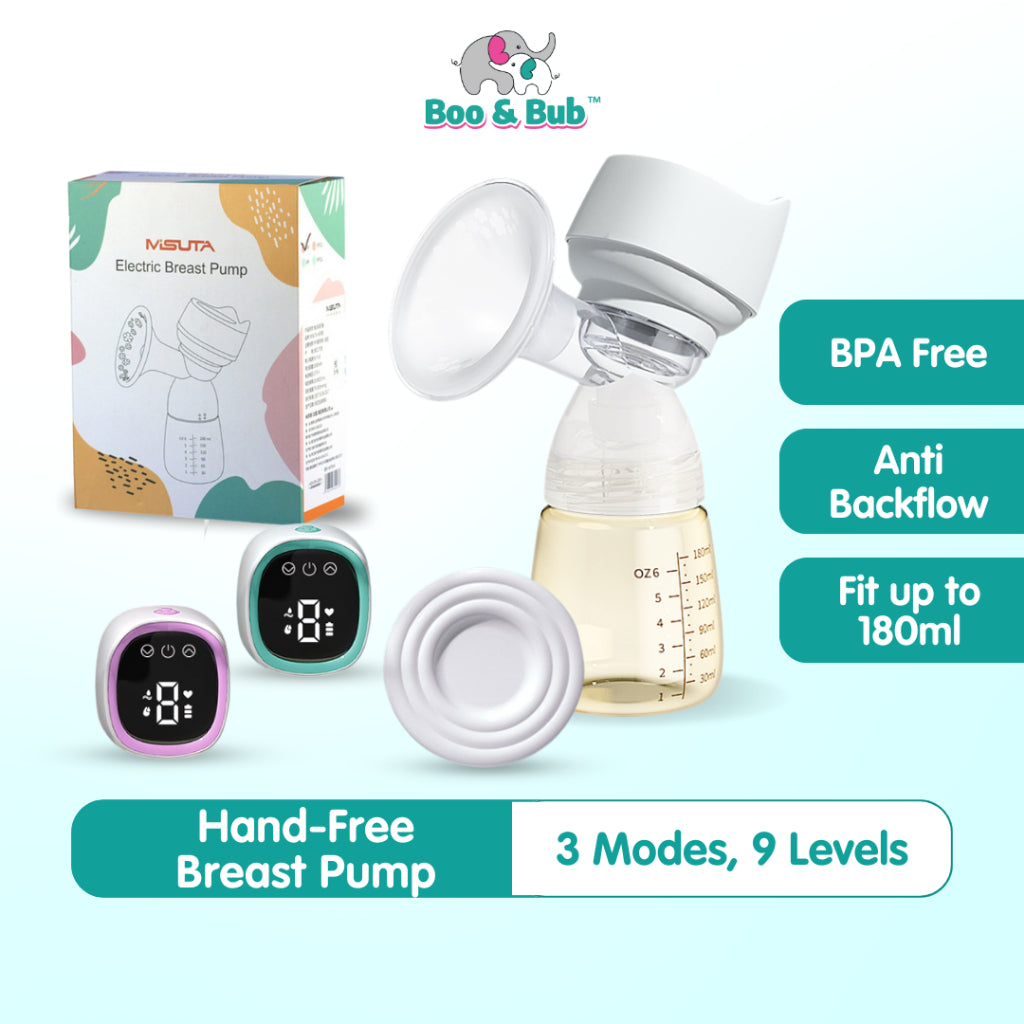 Boo&Bub Portable Electric Breast Pump Hand-Free Breast Pump - Boo & Bub