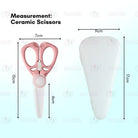 Boo and Bub Food Ceramic Scissor420 Stainless Steel Baby Food Multipurpose Scissors Portable Feeding Scissor - Boo & Bub