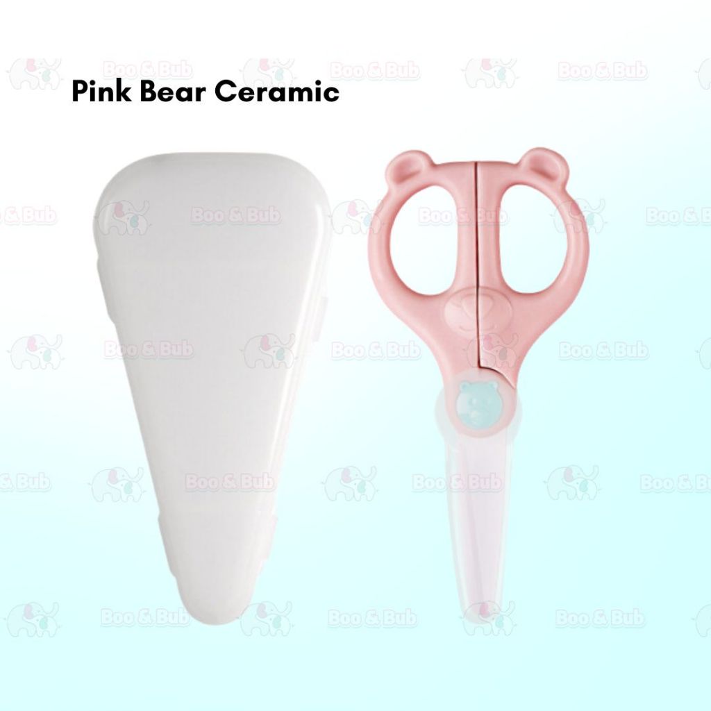 Boo and Bub Food Ceramic Scissor420 Stainless Steel Baby Food Multipurpose Scissors Portable Feeding Scissor - Boo & Bub