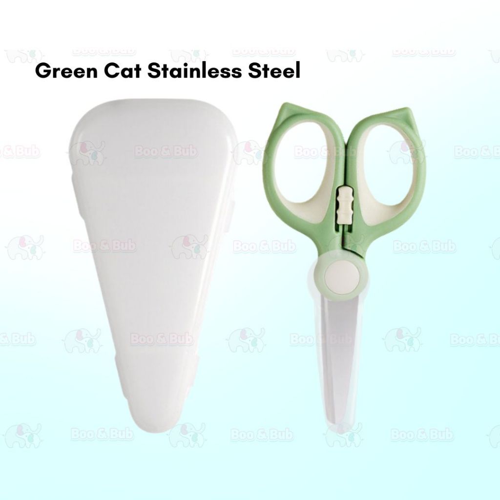 Boo and Bub Food Ceramic Scissor420 Stainless Steel Baby Food Multipurpose Scissors Portable Feeding Scissor - Boo & Bub