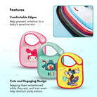 Boo&Bub Waterproof Bib Baby Food Bib Cloths Eating Accessories for Kids Accessory Burp Child Feeding - Boo & Bub