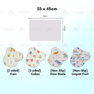 Boo&Bub Washable Baby Diaper Changing Mat Baby Urine Mat Waterproof Mattress Protector Pelapik tilam 婴儿隔尿垫成人 urine pad - Boo & Bub