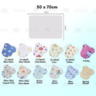 Boo&Bub Washable Baby Diaper Changing Mat Baby Urine Mat Waterproof Mattress Protector Pelapik tilam 婴儿隔尿垫成人 urine pad - Boo & Bub