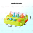 Boo and Bub Dinosaur Baby Pop Up Animal Toy Early Learning Development Montessori Sensory Toy Interactive Toys for Kids - Boo & Bub