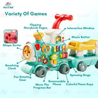 Boo and Bub 5 in1 Baby Walker Train  Ultimate Baby Walker Stand-to-Sit Trolley High Quality Kids Gift For Toddler Learn - Boo & Bub