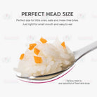 2pcs Silicone Baby Spoon and Fork Set Baby Infant Tableware Baby Training Spoon Fork Set Stainless Steel Feeding Spoon - Boo & Bub