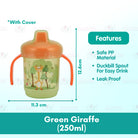 Boo & Bub Baby Sippy Cup with Handle Leakproof BPA Free Botol Latihan Minum 宝宝学饮杯 Toddler Training Cup Botol Air - Boo & Bub
