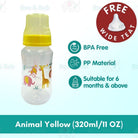 Boo&Bub Botol Susu PP Wide Neck Baby Bottle Baby Milk Bottle Feeding Bottle Nursing Bottle 150ml/250ml/320ml - Boo & Bub