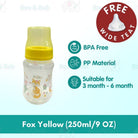 Boo&Bub Botol Susu PP Wide Neck Baby Bottle Baby Milk Bottle Feeding Bottle Nursing Bottle 150ml/250ml/320ml - Boo & Bub