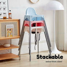 Boo&Bub 2 in 1 Baby Chair Height Adjustable Infant Baby High Chair With Safety Belt Cushion Baby Chair Dining Kerusi - Boo & Bub