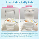 Boo and Bub Newborn Baby Umbilical Cord Care Bellyband Binder Baby Belly Stomach Binder Cover Bedung Bayi Barut Baby - Boo & Bub