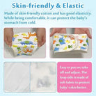Boo and Bub Newborn Baby Umbilical Cord Care Bellyband Binder Baby Belly Stomach Binder Cover Bedung Bayi Barut Baby - Boo & Bub