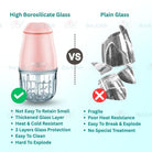 Boo & Bub Mini Blender Baby Food Grinder Processor One-button Start Stir Food Quickly Chopper - Boo & Bub