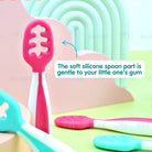 Boo & Bub Baby's First First Dipping Spoons  Baby Pre-Spoon Set 2 Stag6M+ Baby First Spoon BPA FREE Safe PP Material - Boo & Bub