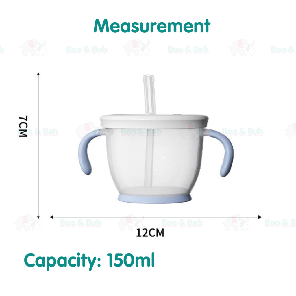 Boo&Bub 150ml Baby Feeding Cups Learning Training Sippy Drinking Straw Bottle Mug Kids Cawan Budak Bayi - Boo & Bub