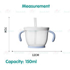 Boo&Bub 150ml Baby Feeding Cups Learning Training Sippy Drinking Straw Bottle Mug Kids Cawan Budak Bayi - Boo & Bub