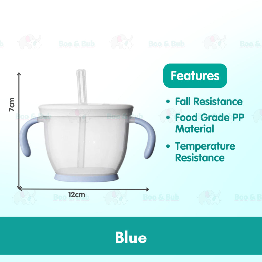 Boo&Bub 150ml Baby Feeding Cups Learning Training Sippy Drinking Straw Bottle Mug Kids Cawan Budak Bayi - Boo & Bub