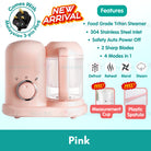 Boo&Bub Baby Food Processor 4 in 1 Baby Food Blender Makanan Baby Blender Baby Food Processor Steamer Mixer Grinder - Boo & Bub