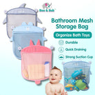 Boo & Bub Children's Toy Storage Bag Cartoon Little Dinosaur Baby Bathing and Water Pla ying Toy St orage Net Bag Bathro - Boo & Bub