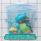 Boo & Bub Children's Toy Storage Bag Cartoon Little Dinosaur Baby Bathing and Water Pla ying Toy St orage Net Bag Bathro - Boo & Bub