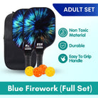 Boo & Bub Kids Pickleball Paddle Glass Fiber Racket for Kids Kid Beginners & Pros - Boo & Bub