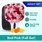 Boo & Bub Kids Pickleball Paddle Glass Fiber Racket for Kids Kid Beginners & Pros - Boo & Bub