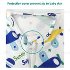 Boo&Bub Zip Swaddle Sleeping Bag Newborn Baby Wrap Cotton Bedung Bayi Bayi Baru Lahir | Bedung Zip Bayi | 婴儿睡袋 包被 拉链款 - Boo & Bub