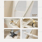 Boo&Bub Magic Stroller Foldable Lightweight Pocket ravel Stroller Adjust Height baby stroller Travel Friendly - Boo & Bub