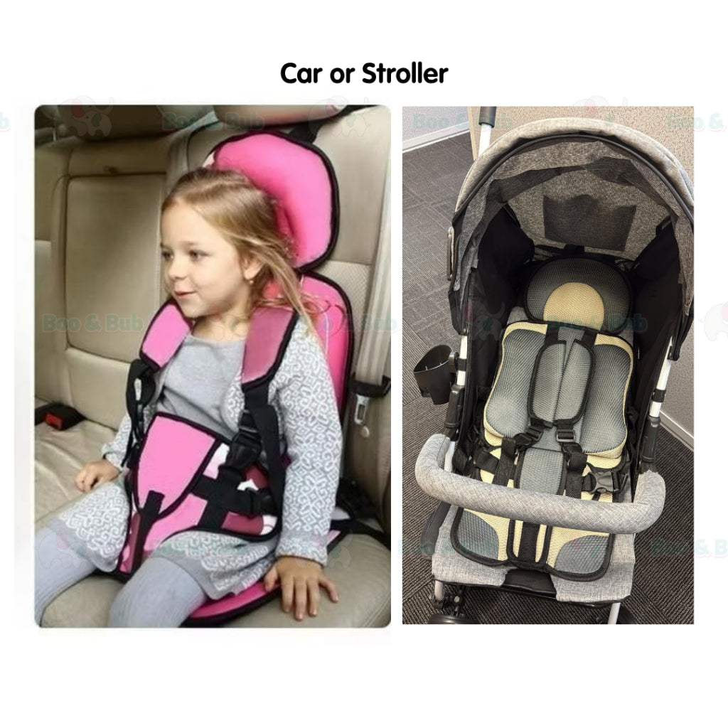 Boo&Bub Kids Portable Car Seat Car Safety Seat For Child Baby Portable Carrier Seat Portable Baby Car Seat - Boo & Bub
