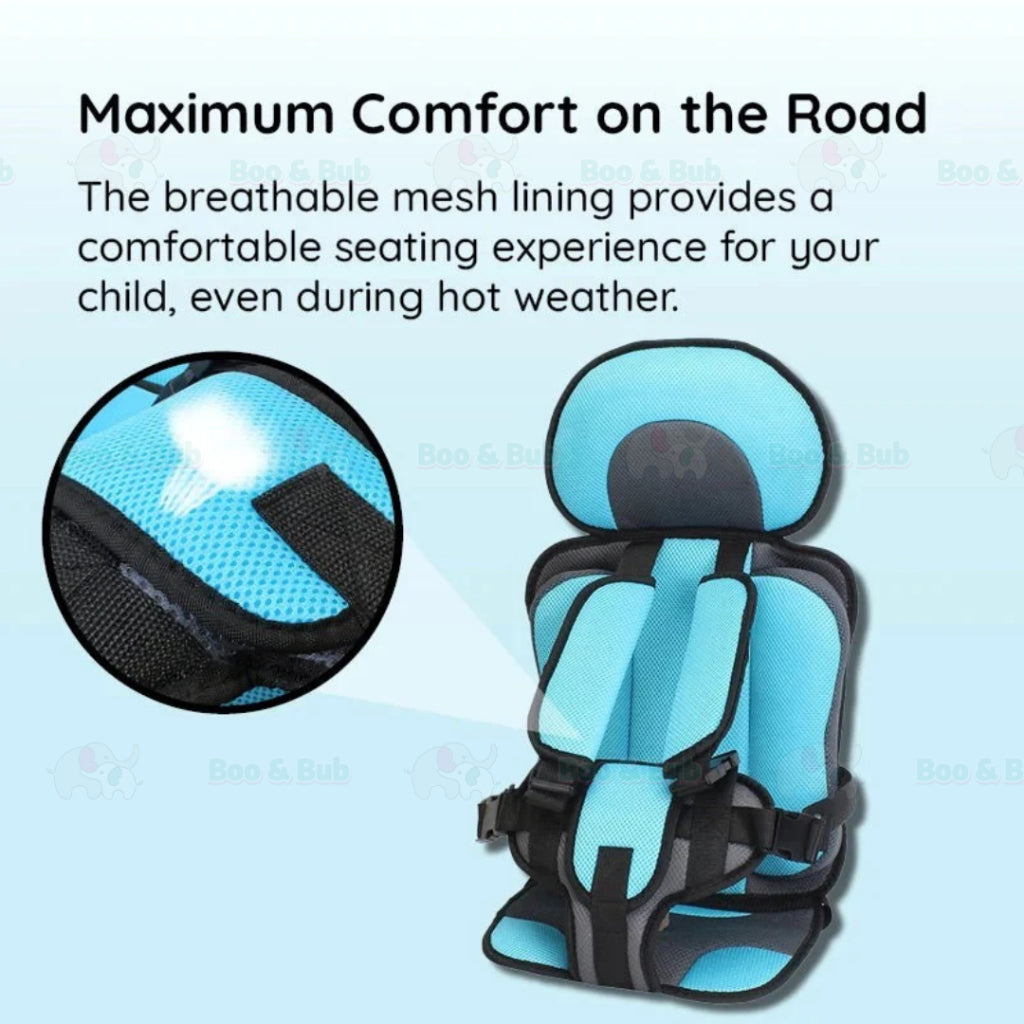 Boo&Bub Kids Portable Car Seat Car Safety Seat For Child Baby Portable Carrier Seat Portable Baby Car Seat - Boo & Bub