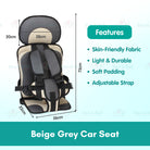Boo&Bub Kids Portable Car Seat Car Safety Seat For Child Baby Portable Carrier Seat Portable Baby Car Seat - Boo & Bub