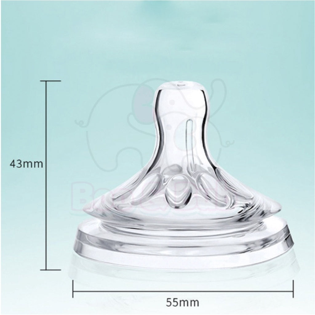 Boo & Bub Nursing Bottle Teat Wide Neck Anti-Colic Avent Teat  Peristaltic Teat Standard Thin Natural  Teat - Boo & Bub