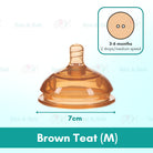 Boo & Bub Silicone Teat and Flexible 3660 Degree Straw BPA FREE Anti Colic Safe Silicone - Boo & Bub
