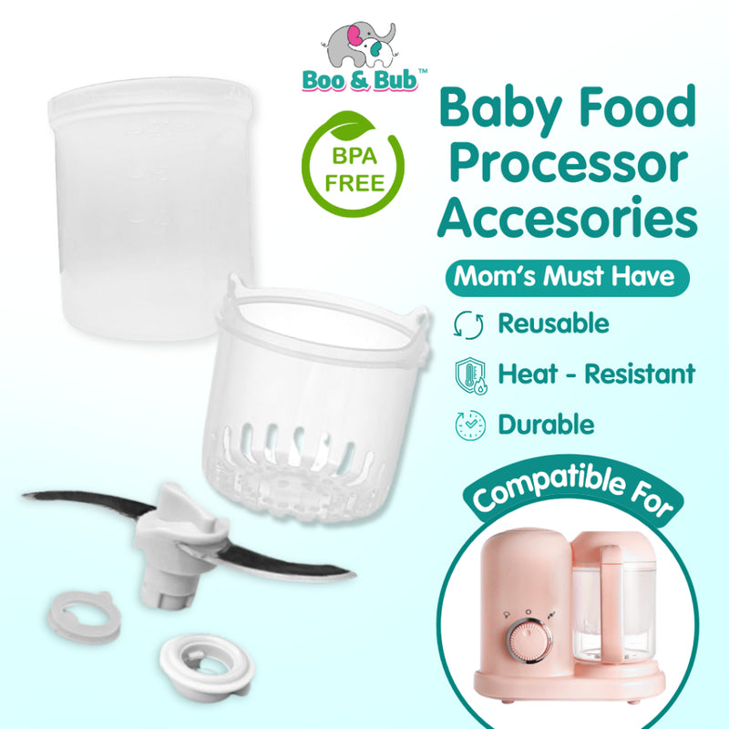 Boo & Bub Baby Food Processor Accessories BPA Free Spare Part Heat Resistant