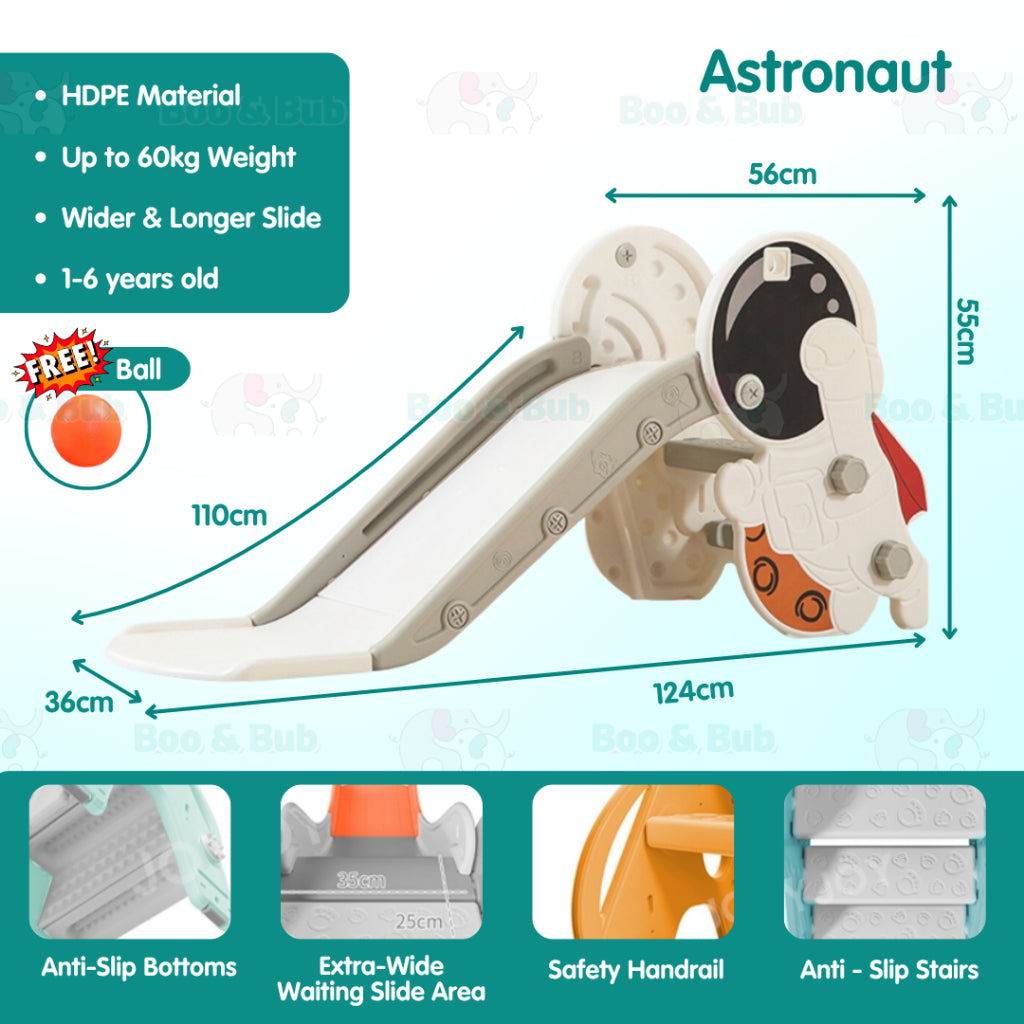 Boo & Bub Children Playground Foldable gelongsor kanak kanak slide for kids playground kid  1-6years old Easy Installati - Boo & Bub