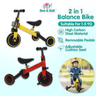 Boo&Bub NEW 2 IN 1 Balance Bike Multifunction Tricycle (3 Wheels) Children Scooter 二合一多功能三轮平衡车 - Boo & Bub